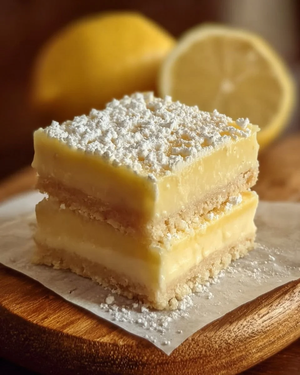 Lemon Condensed Milk Fridge Slice served on a plate with lemon slices