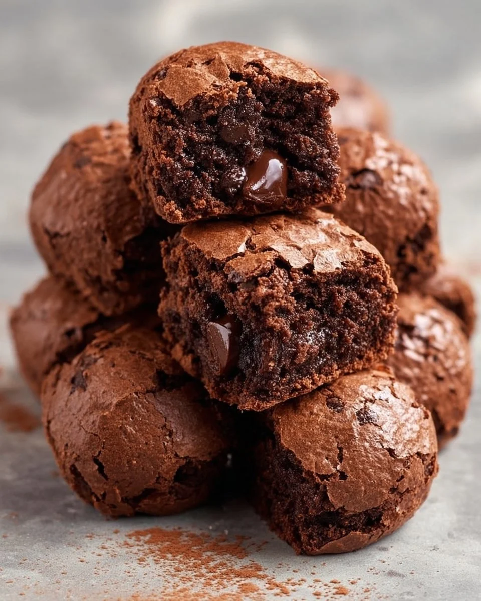 Delicious plate of healthy brownies made with natural ingredients