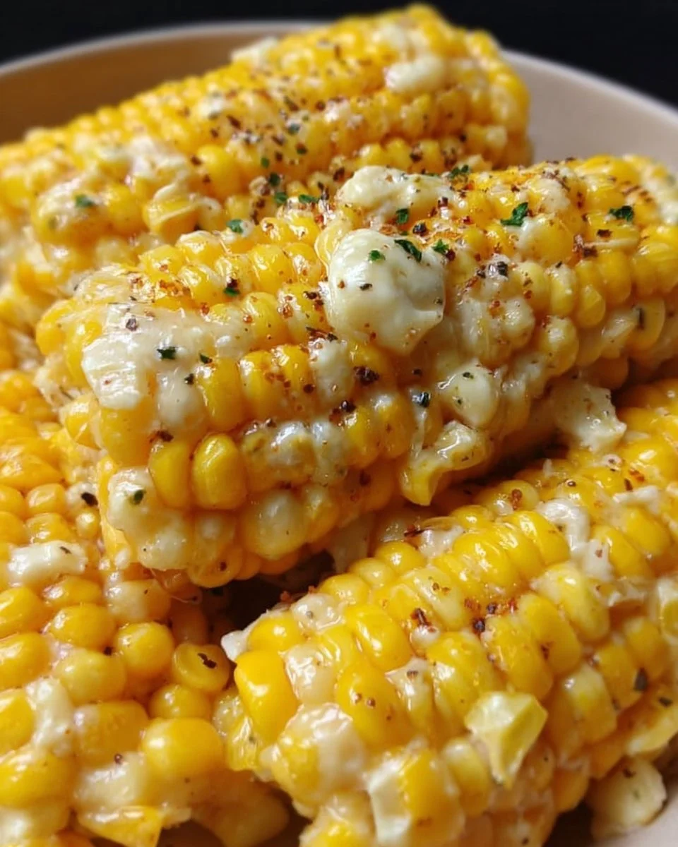 Delicious honey butter skillet corn served in a cast iron pan