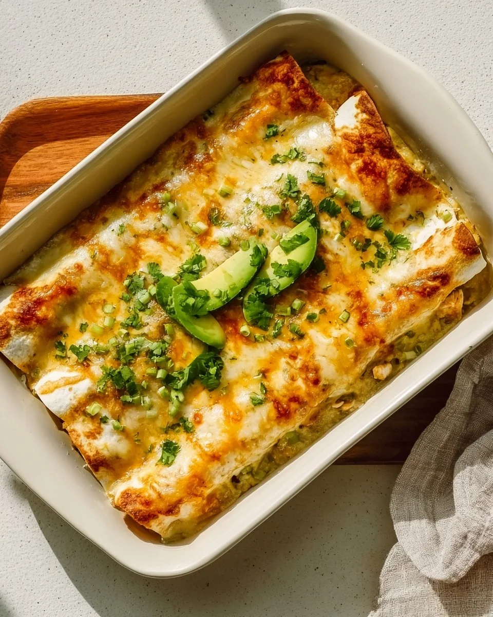 Delicious chicken enchiladas prepared using Joanna Gaines' recipe