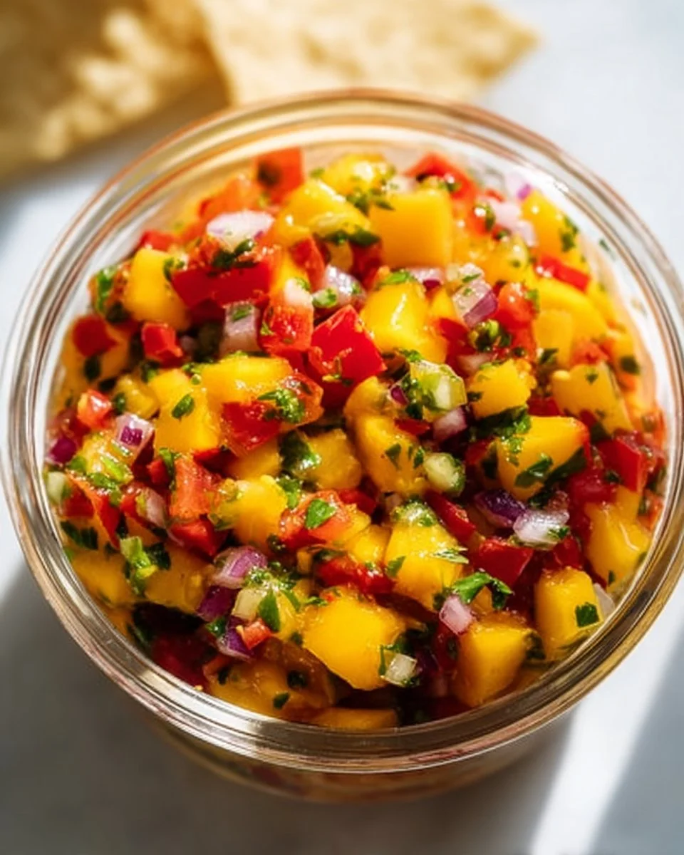 The BEST Mango Salsa