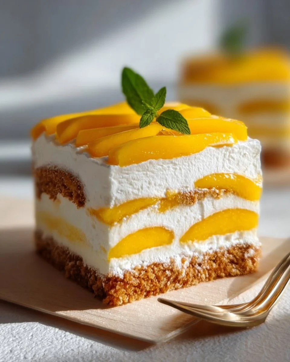 No-Bake Mango Float: 3 Ingredients, Pure Bliss