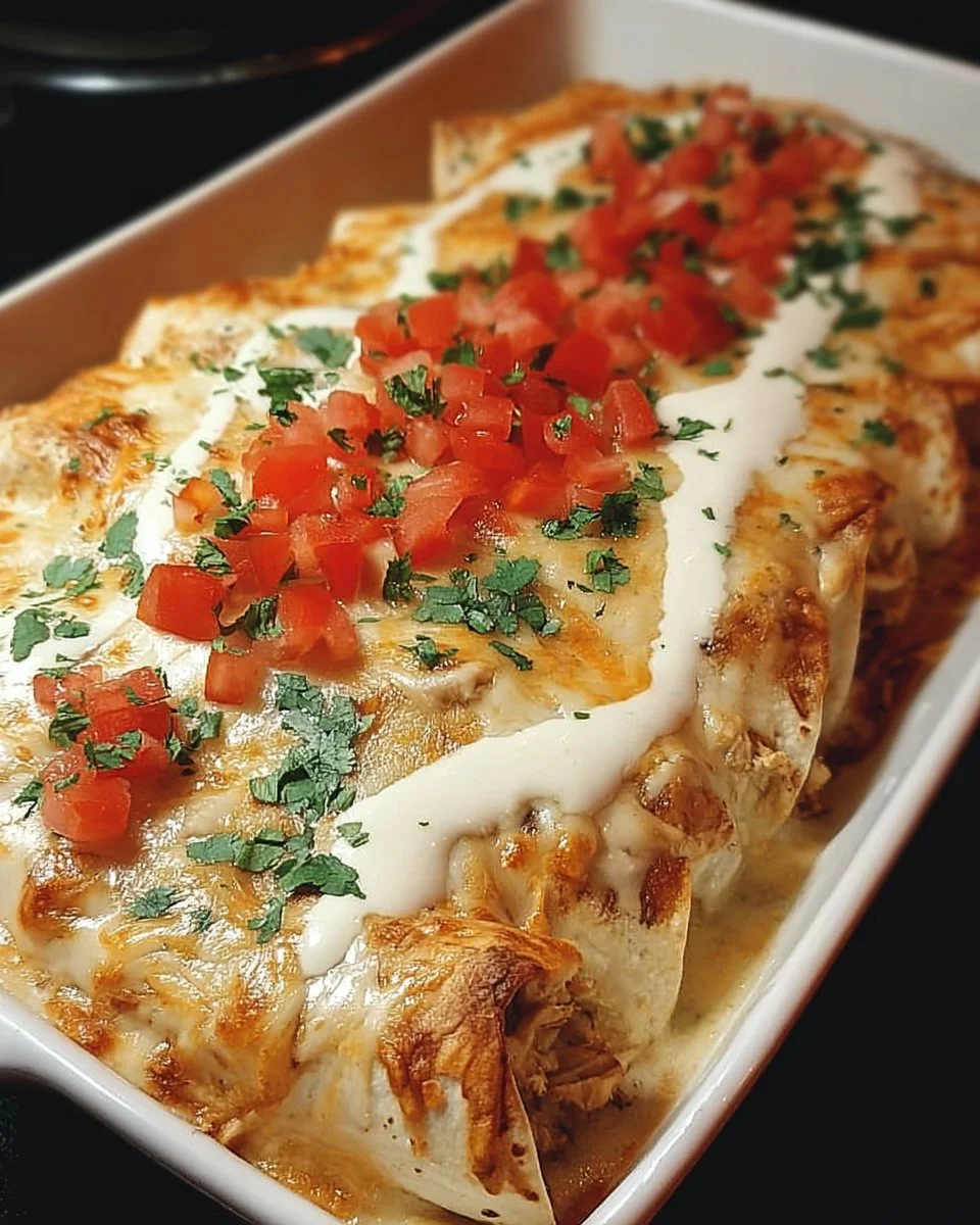 Creamy Queso Chicken Enchiladas for Effortless Family Dinners