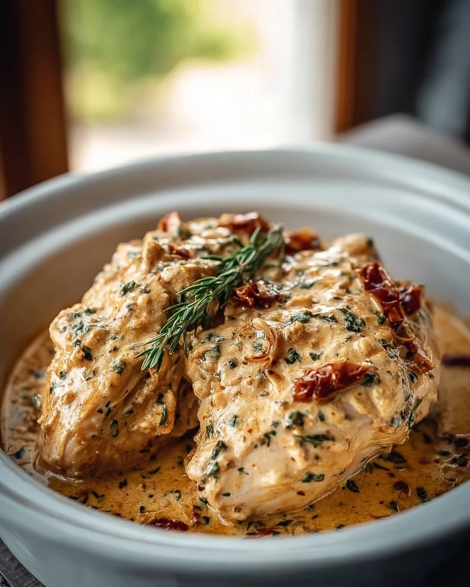 Creamy Dump and Go Crockpot Marry Me Chicken Bliss